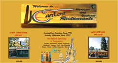 Desktop Screenshot of carlosrestaurante.com